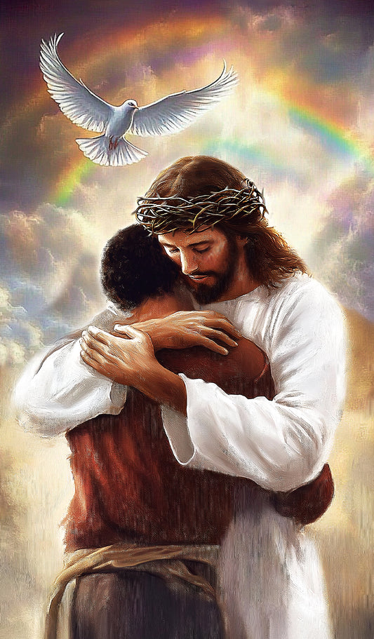 Jesus "Welcome Home" Hug