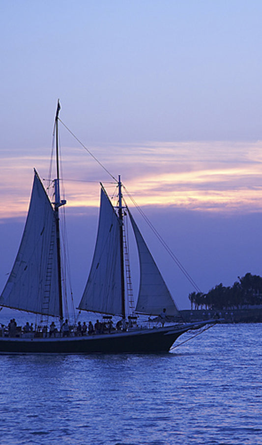 Sail Boat at Dusk