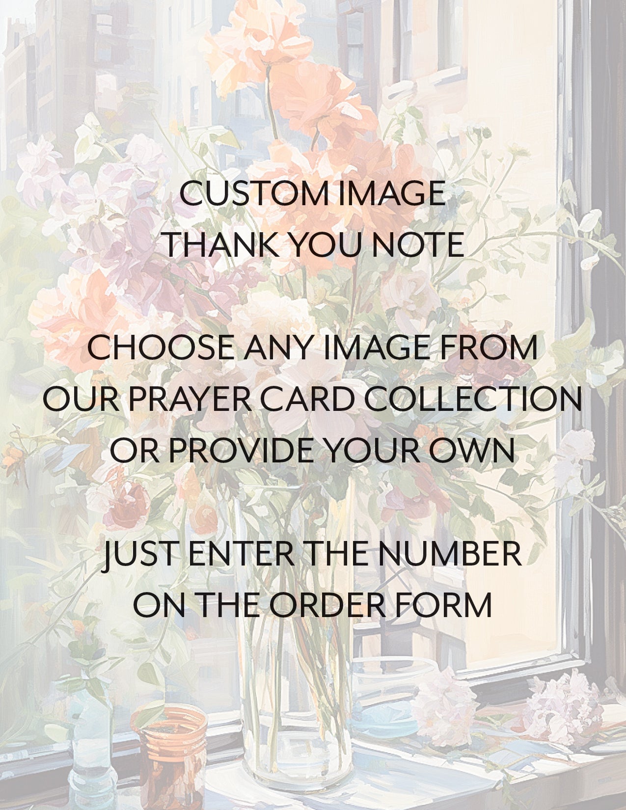 Custom Image Thank You Note