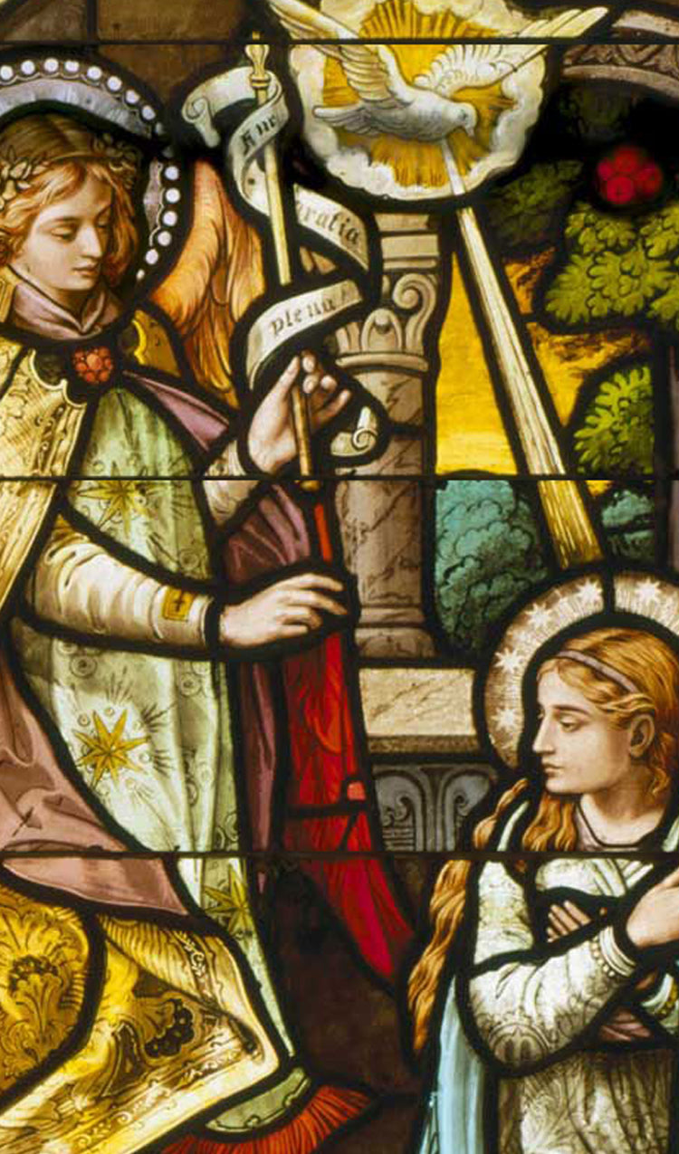 The Annunciation Stained Glass