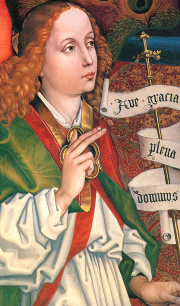The Archangel Gabriel by Martin Schongauer