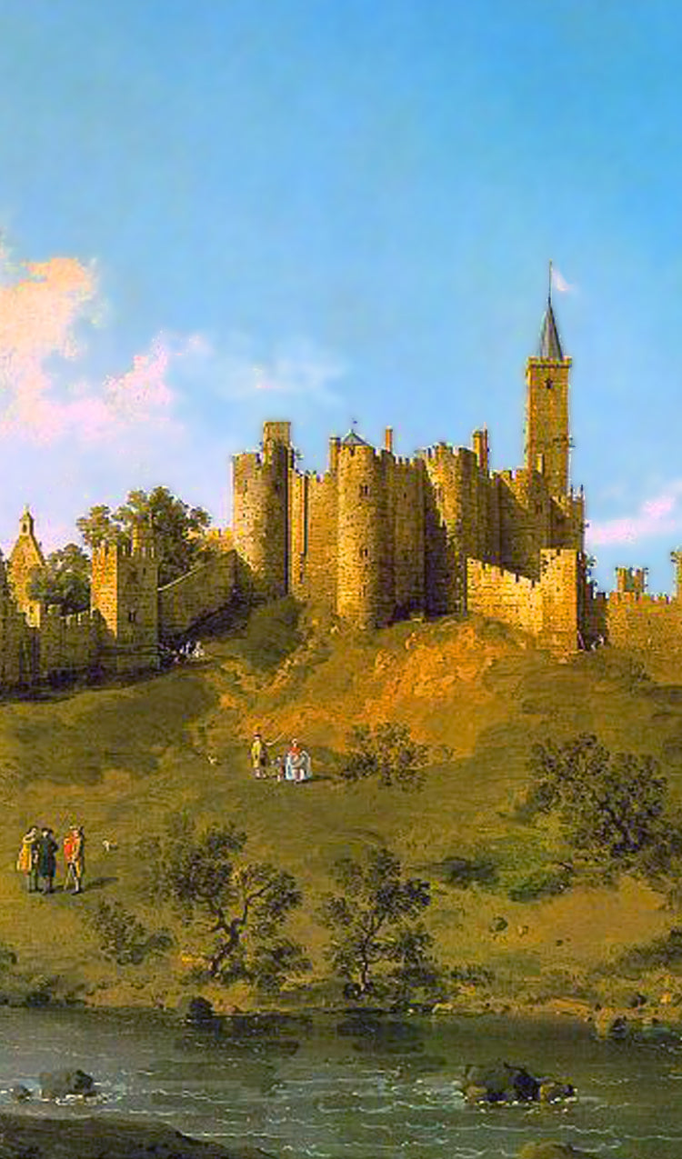 Castle on a Hill Painting